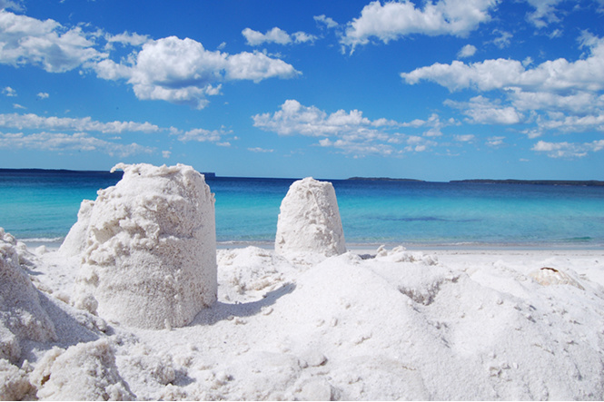 Пляж с самым светлым белым песком Сидней Австралия