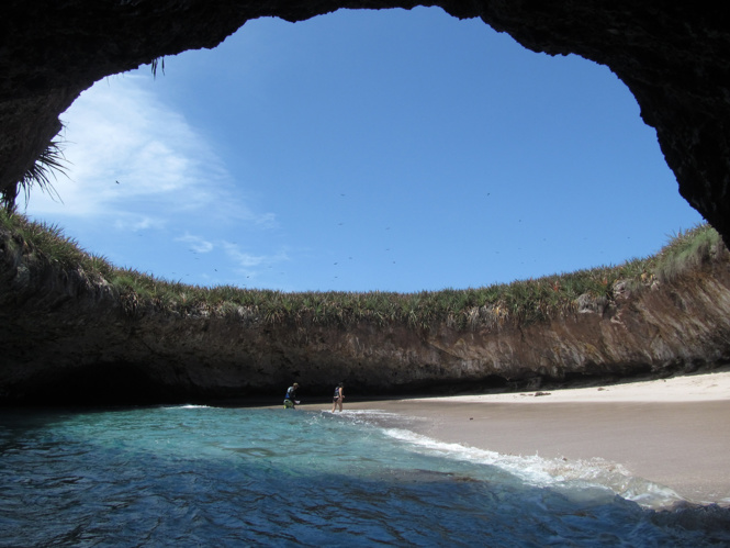 пляж любви скрытый пляж мексика Плайя дель Амор